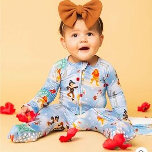 The Wizard of Oz x Bums & Roses Convertible Pajamas Natural Bamboo Sz 12-18 M